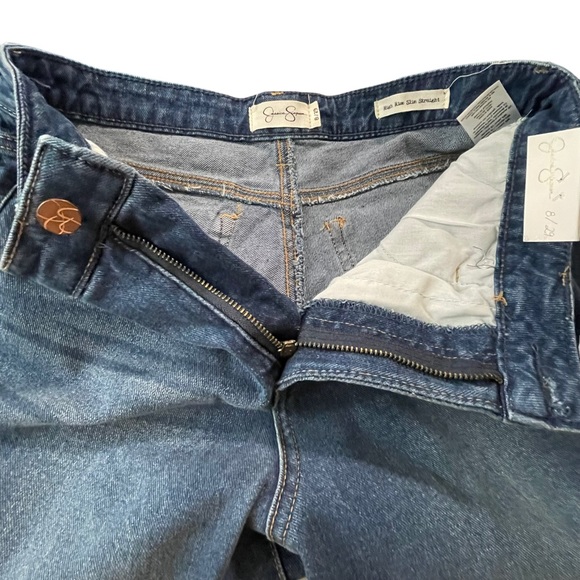 Jessica Simpson high rise slim straight jeans size 8/29 - Picture 4 of 14
